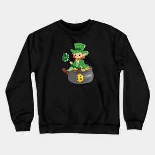 Bitcoins Patrick Days Crewneck Sweatshirt